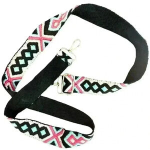 🌈 6/$60 Replacement Strap Camera Strap Gold Hardware Geometric Pattern